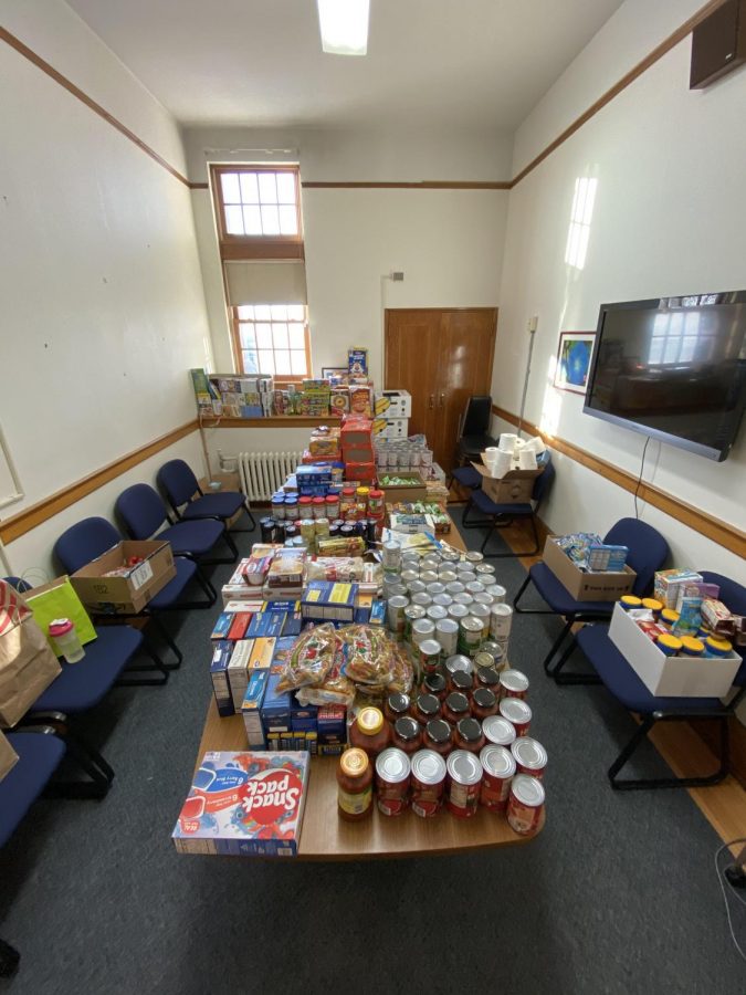A photo of last years donations.  Photo credit:  Ashlie Olio
