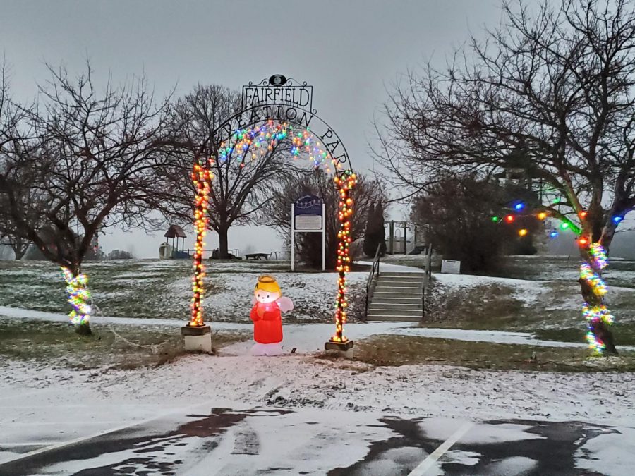 The Fairfield holiday light display.
Photo credit: Larissa Hebert