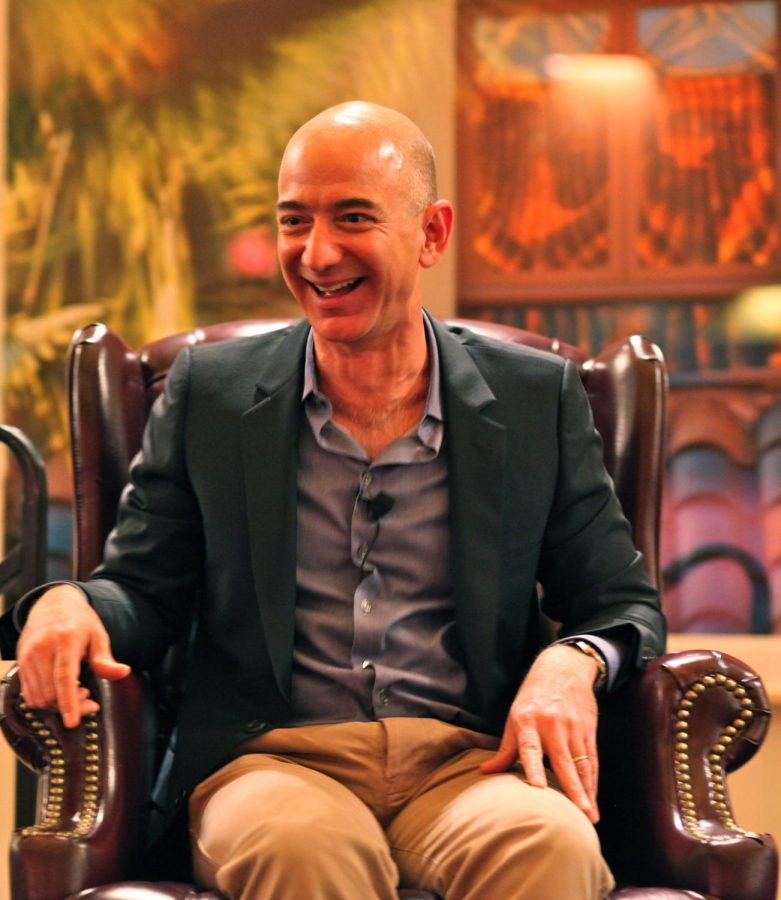 Jeff Bezos, CEO of Amazon
Photo Credit: https://commons.wikimedia.org/wiki/File:Jeff_Bezos%27_iconic_laugh.jpg