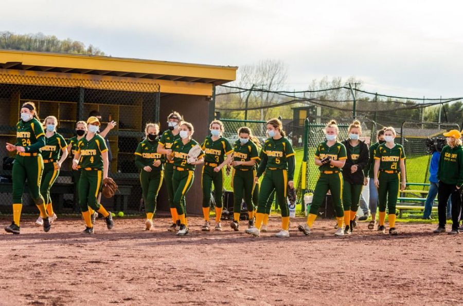 The BFA Comet softball team.  Photo credit:  Messenger photographer Ruthie Laroche