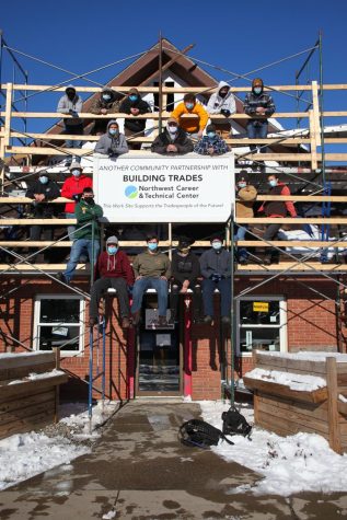 NCTC Building Trades Students In Front of Martha’s Community Kitchen.  Photo credit: Dino Patsouris